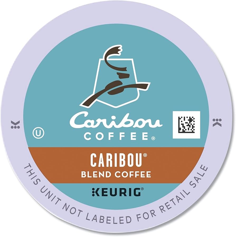 Caribou Coffee Caribou Blend, Medium Roast, Keurig K-Cup Pods, 80 ct