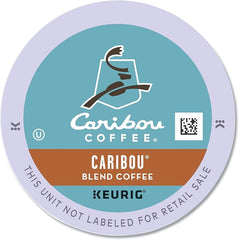 Caribou Coffee Caribou Blend, Medium Roast, Keurig K-Cup Pods, 80 ct