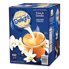 International Delight Liquid Coffee Creamer Singles, Non-Dairy, French Vanilla, 0.44 fl oz, 192 ct