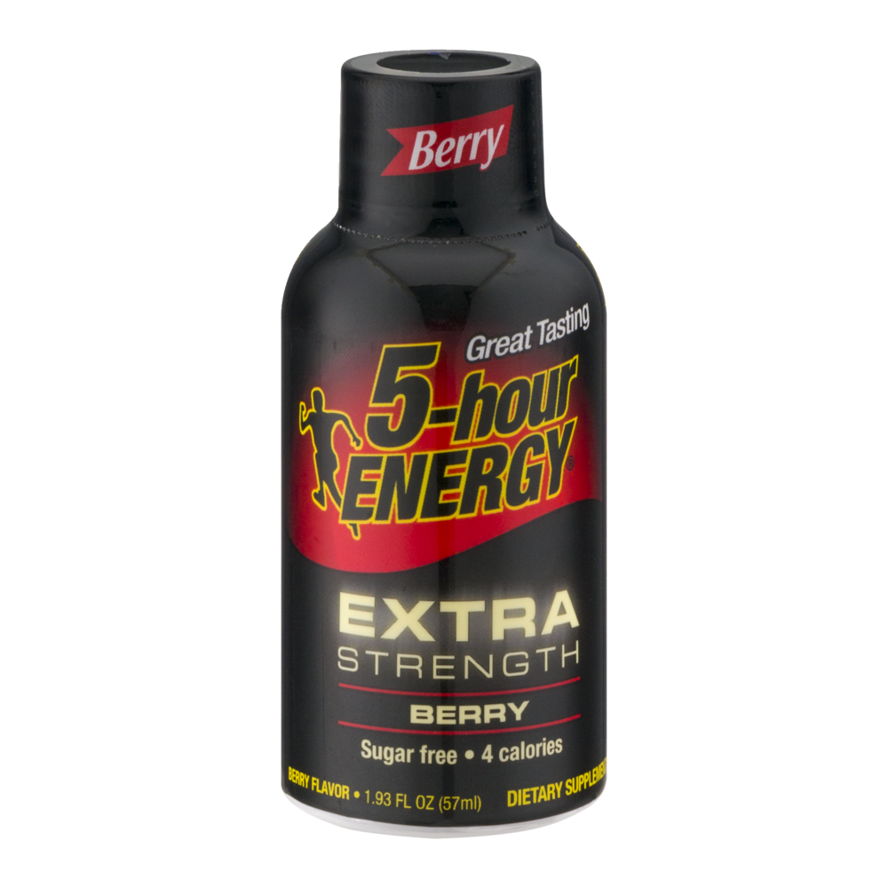 5-hour Energy Shot, Extra Strength, Berry, 1.93 fl oz, 24 ct