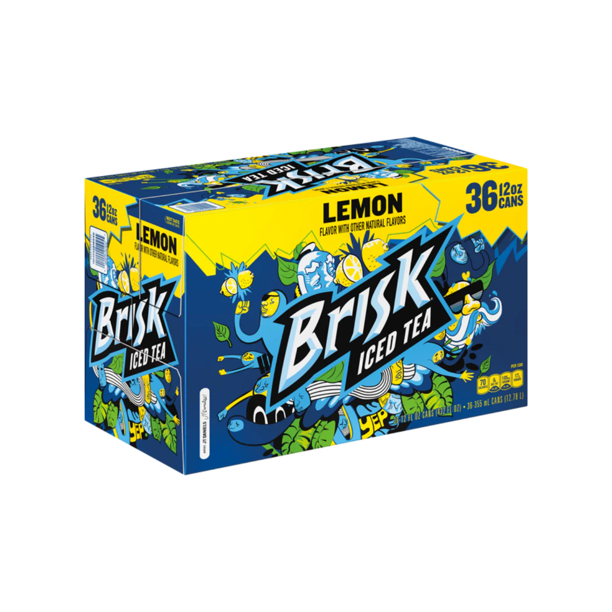 Brisk Iced Tea, Lemon, 12 fl oz, 36 ct