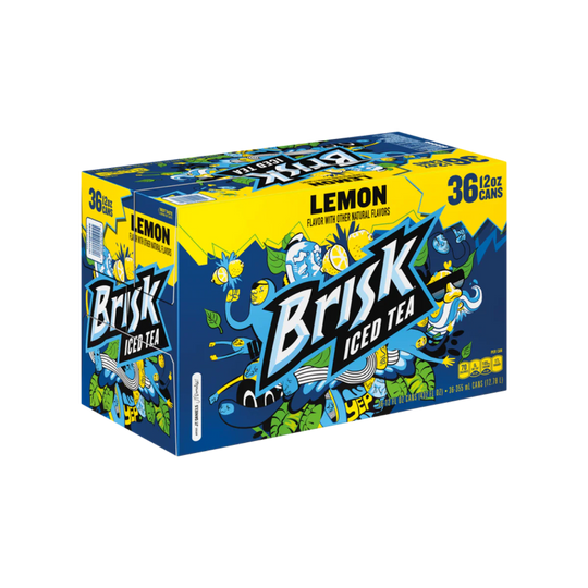 Brisk Iced Tea, Lemon, 12 fl oz, 36 ct