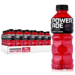 POWERADE Sports Drink, Fruit Punch, 20 fl oz, 24 ct