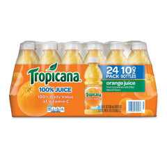 Tropicana 100% Orange Juice, 10 fl oz, 24 ct