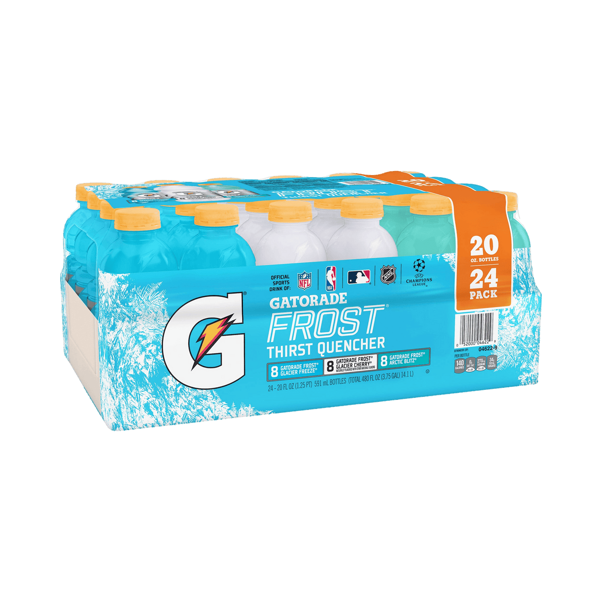 Gatorade Frost Thirst Quencher Variety Pack, 20 fl oz Bottles, 24-Pack