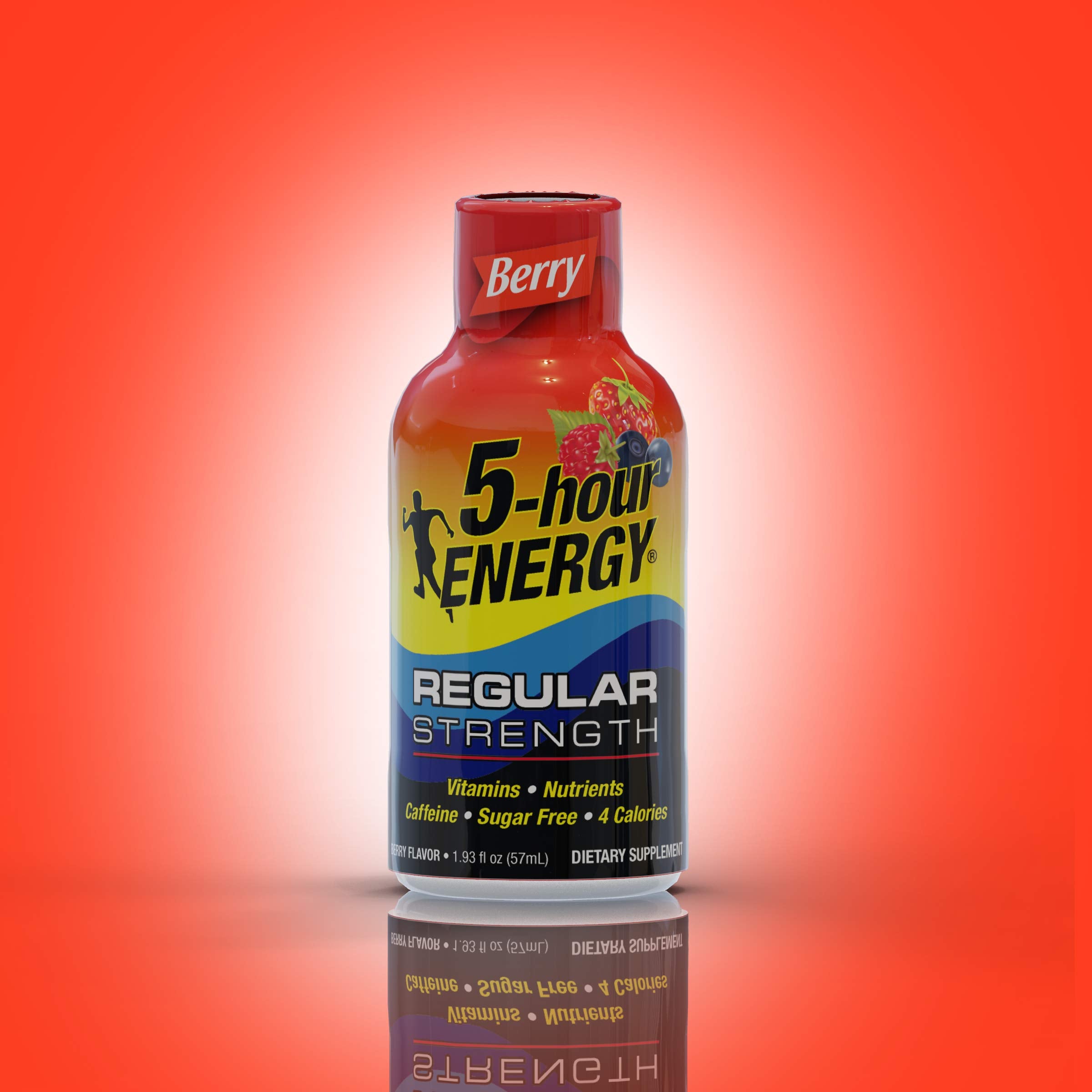 5-hour Energy Shot, Regular Strength, Berry, 1.93 fl oz, 24 ct