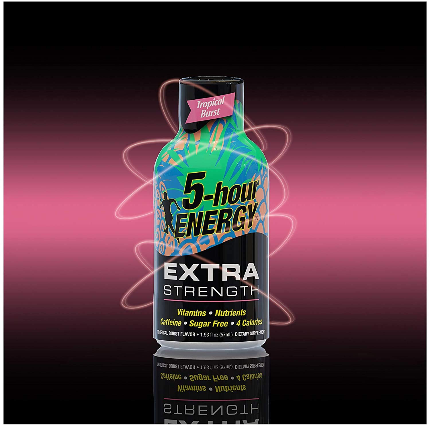 5-hour Energy Shot, Extra Strength, Tropical Burst, 1.93 fl oz, 24 ct