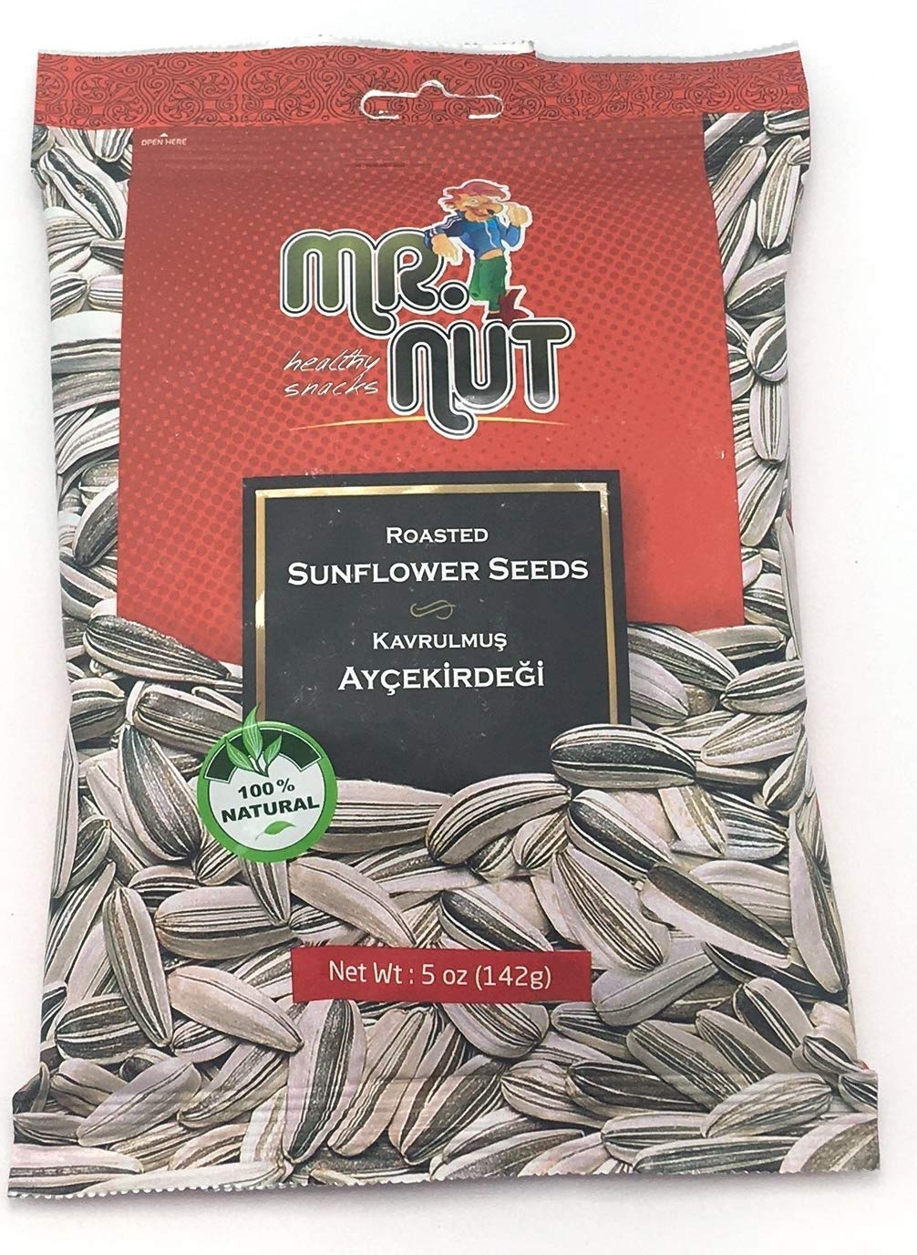 Mr. Nut Roasted Salted Sunflower Seeds, 5 oz (142 gr)