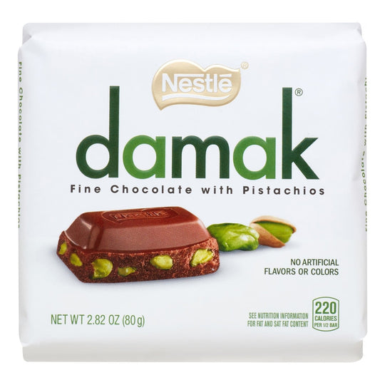 Nestlé Damak Chocolate with Pistachios, 80g