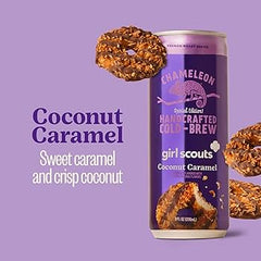 Chameleon Special Edition Girl Scouts Handcrafted Cold-Brew Coffee, French Roast, Variety Pack, 8 fl oz, 12 ct