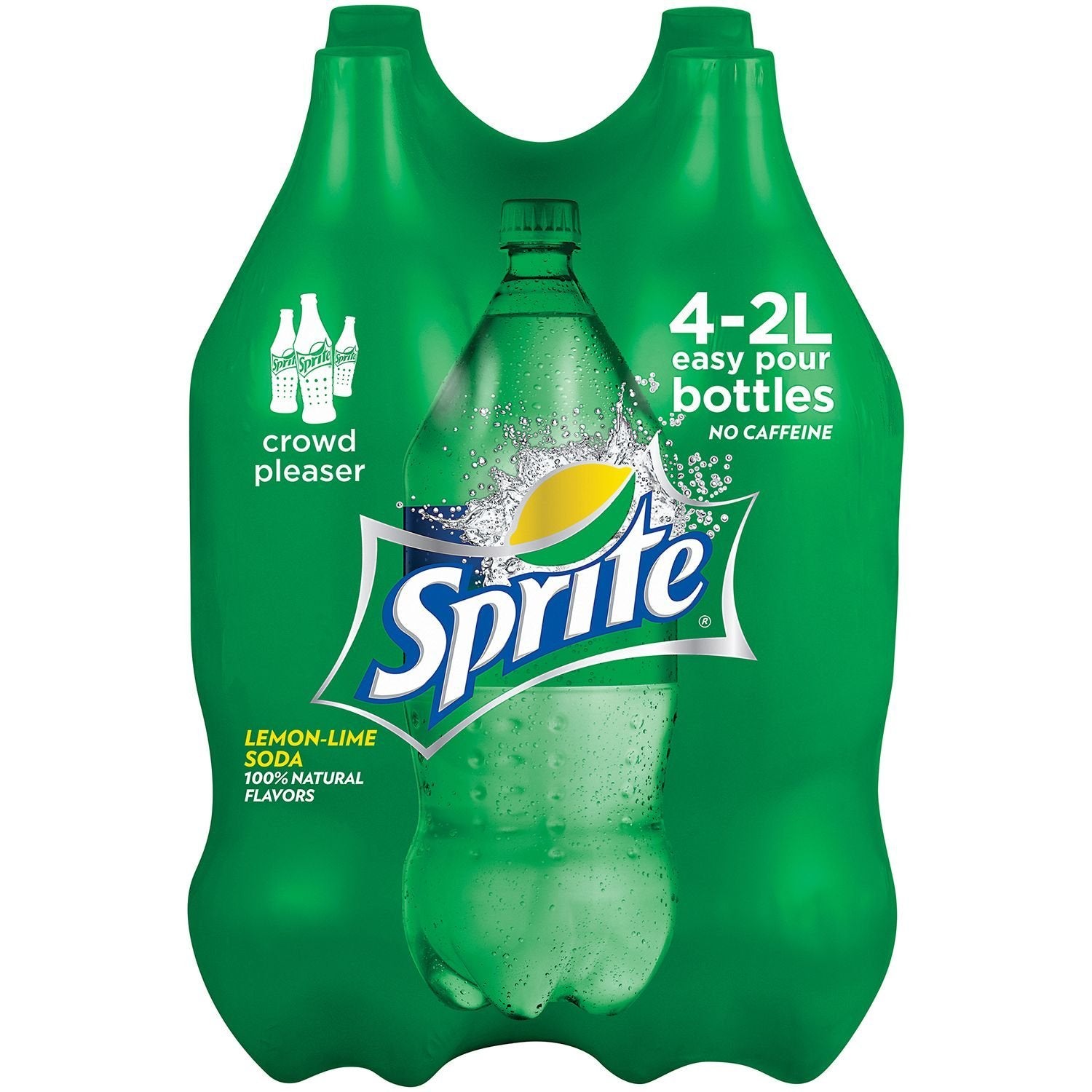 Sprite Lemon-Lime Soda, 2 Liter Bottles, 4 Pack