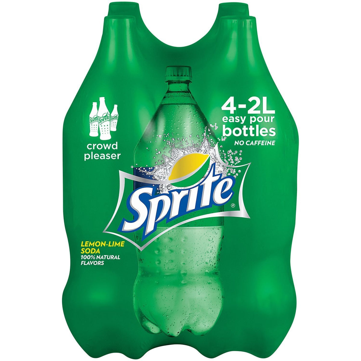 Sprite Lemon-Lime Soda, 2 Liter Bottles, 4 Pack