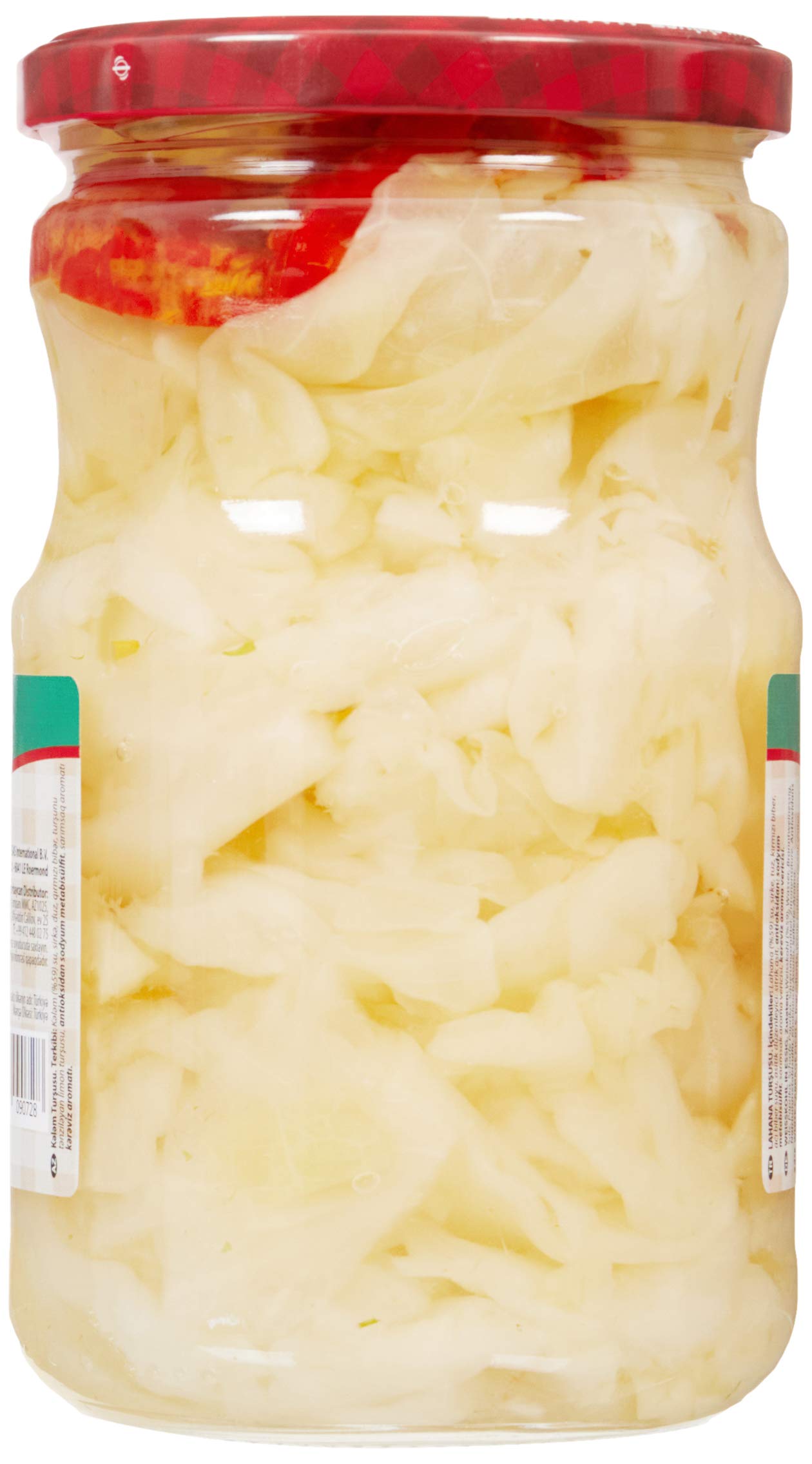 Berrak Pickled White Cabbage, 720 ml Glass Jar