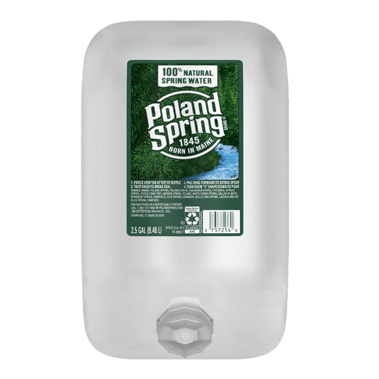 Poland Spring 100% Natural Spring Water, 2.5 Gallon, 2 ct