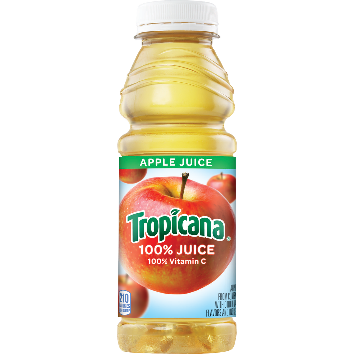 Tropicana 100% Apple Juice, 15.2 fl oz, 12 ct