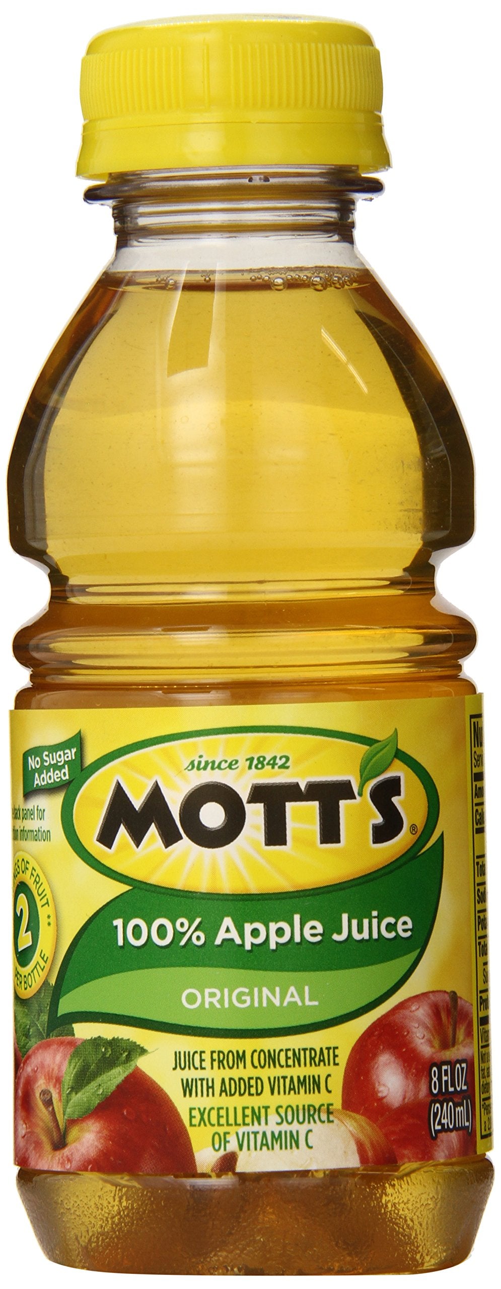 Mott's 100% Apple Juice, 8 fl oz, 24 ct