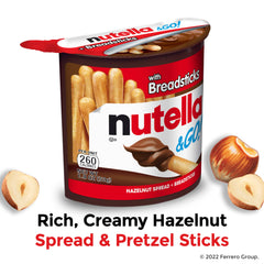 Nutella & Go Hazelnut Spread with Breadsticks, 1.8 oz, 16 ct