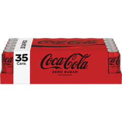 Coca Cola Coke, Zero Sugar, 12 fl oz, 35 ct