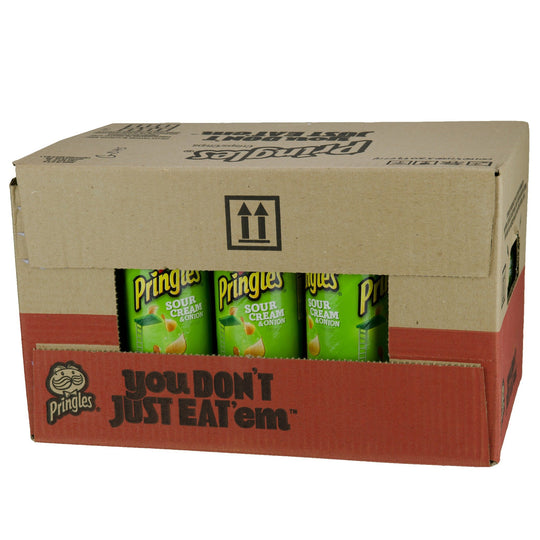 Pringles Potato Crisps, Sour Cream & Onion, 5.5 oz, 14 ct