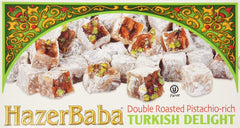 Hazer Baba Turkish Delight Double Roasted Pistachio-rich 350g (12.25 oz)