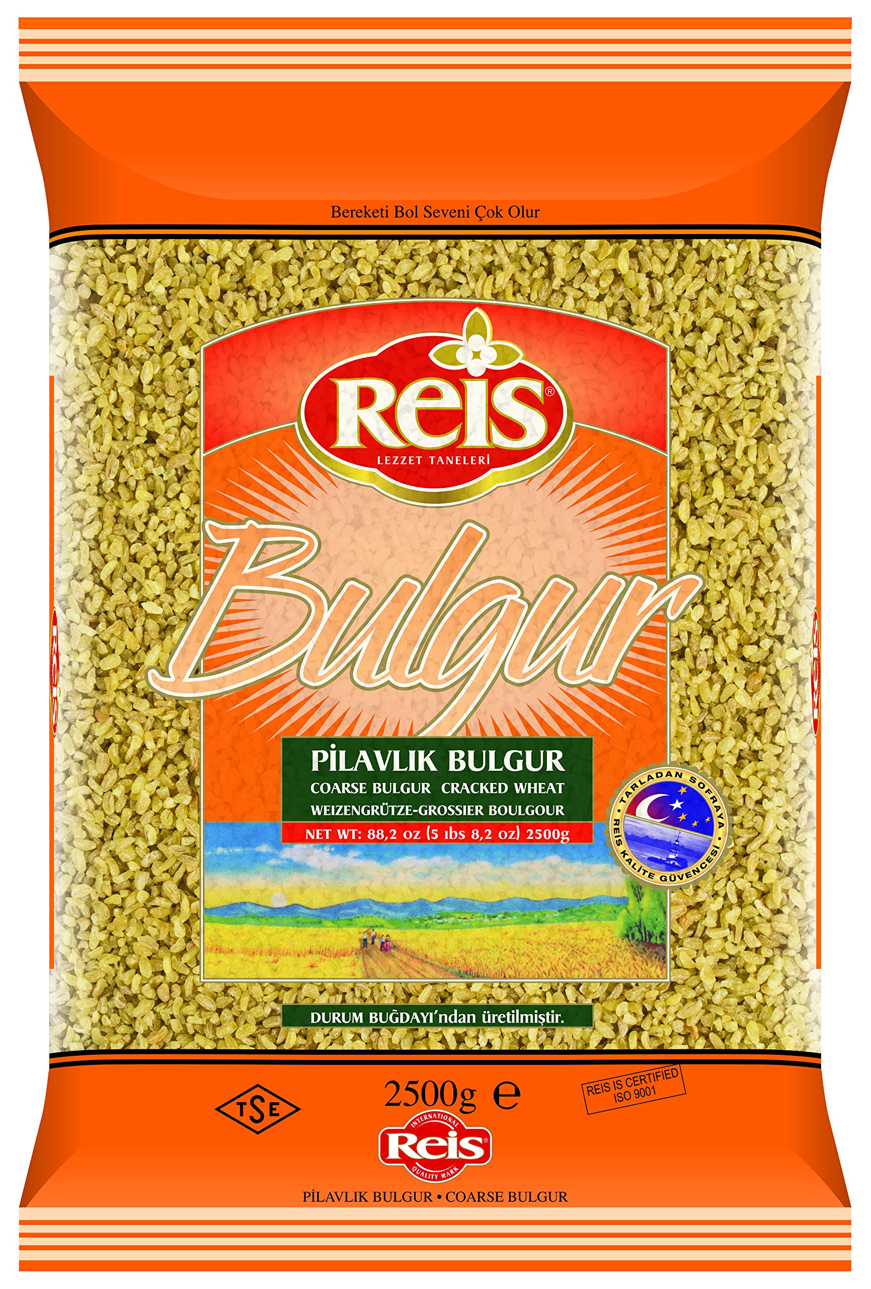 Reis Coarse Bulgur, 2.5 kg (5.5 lbs)