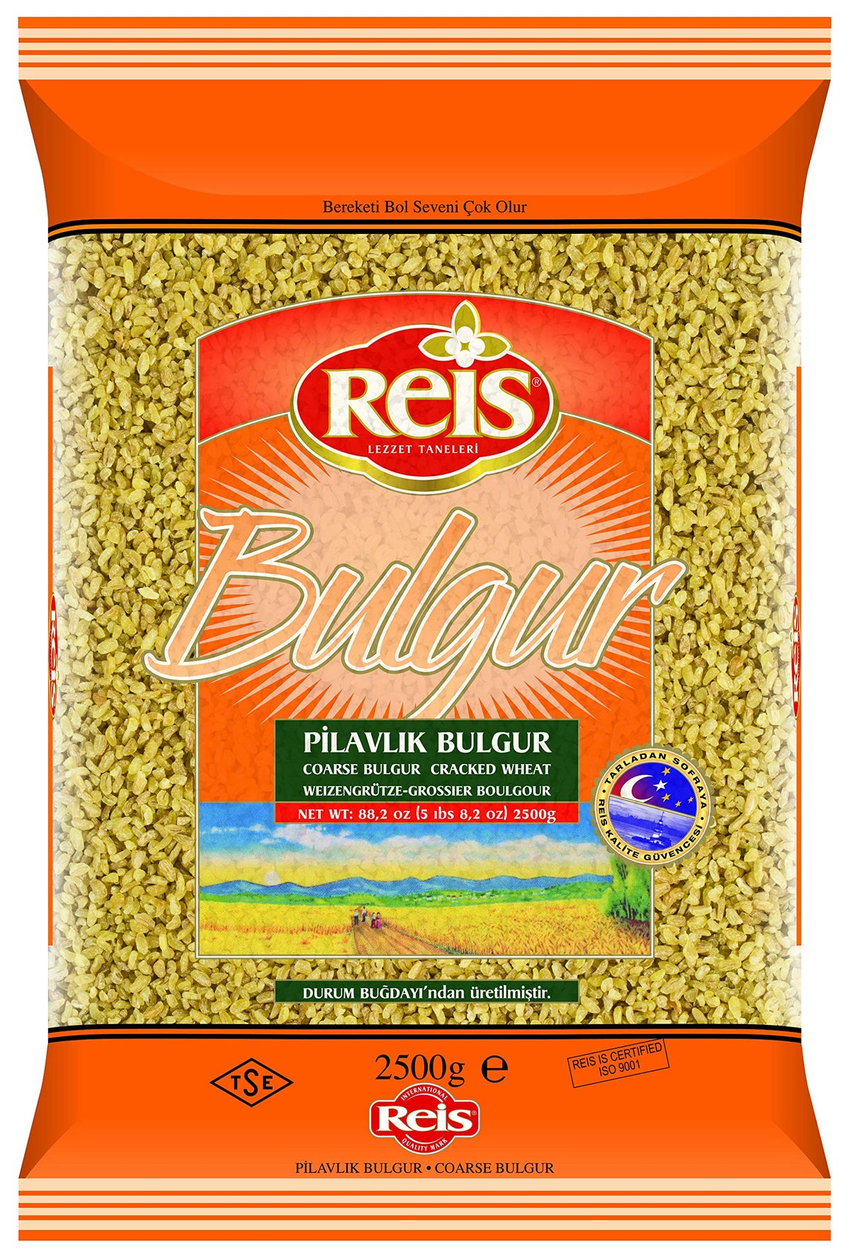 Reis Coarse Bulgur, 2.5 kg (5.5 lbs)