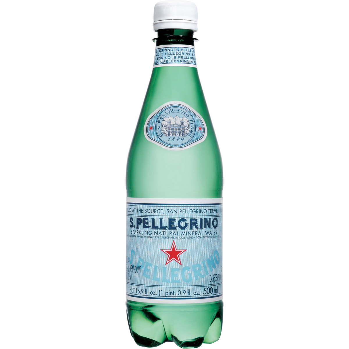 S.Pellegrino Sparkling Natural Mineral Water, 16.9 fl oz, 24 ct