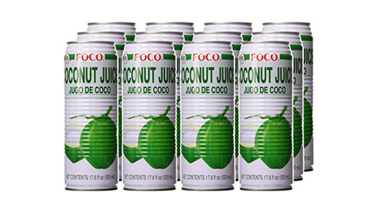 Foco Coconut Juice, 17.6 oz, 12 ct
