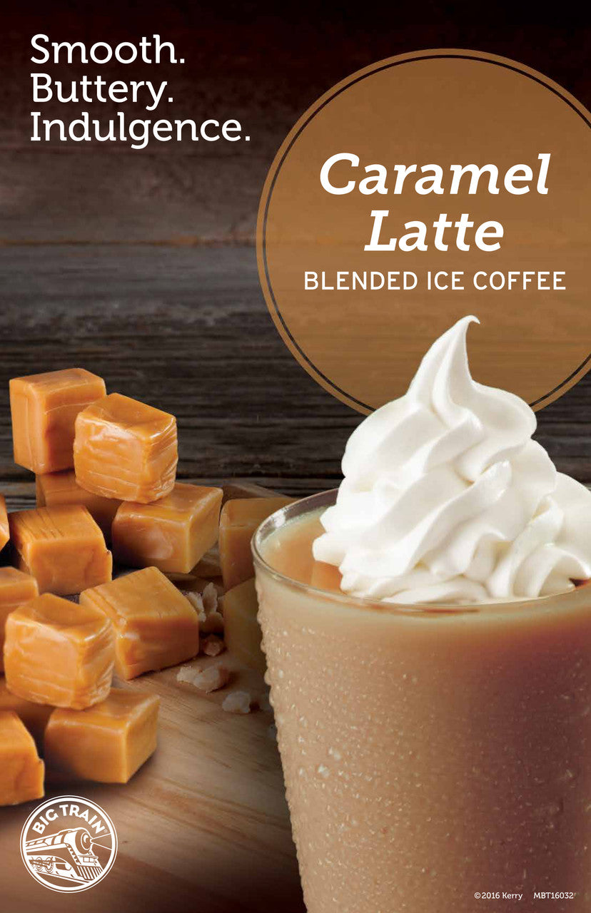 Big Train Blended Ice Coffee Drink Mix, Caramel Latte, 3.5 lbs