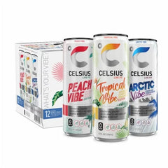 CELSIUS Energy Drink, Variety Pack, 12 fl oz, 18 ct