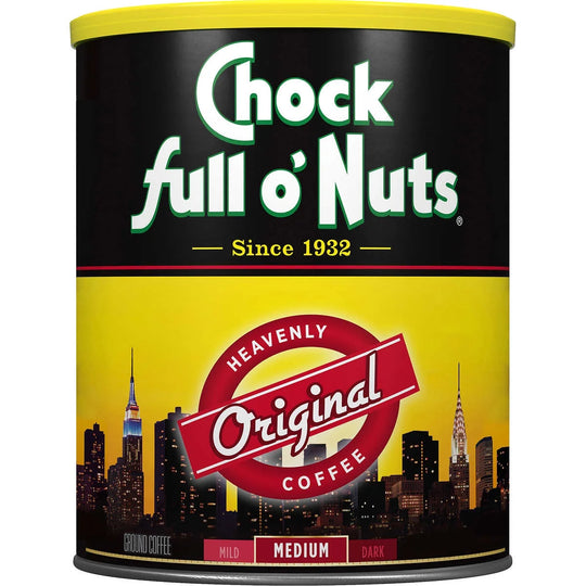 Chock full o'Nuts Original Ground Coffee, Medium Roast, 48 oz