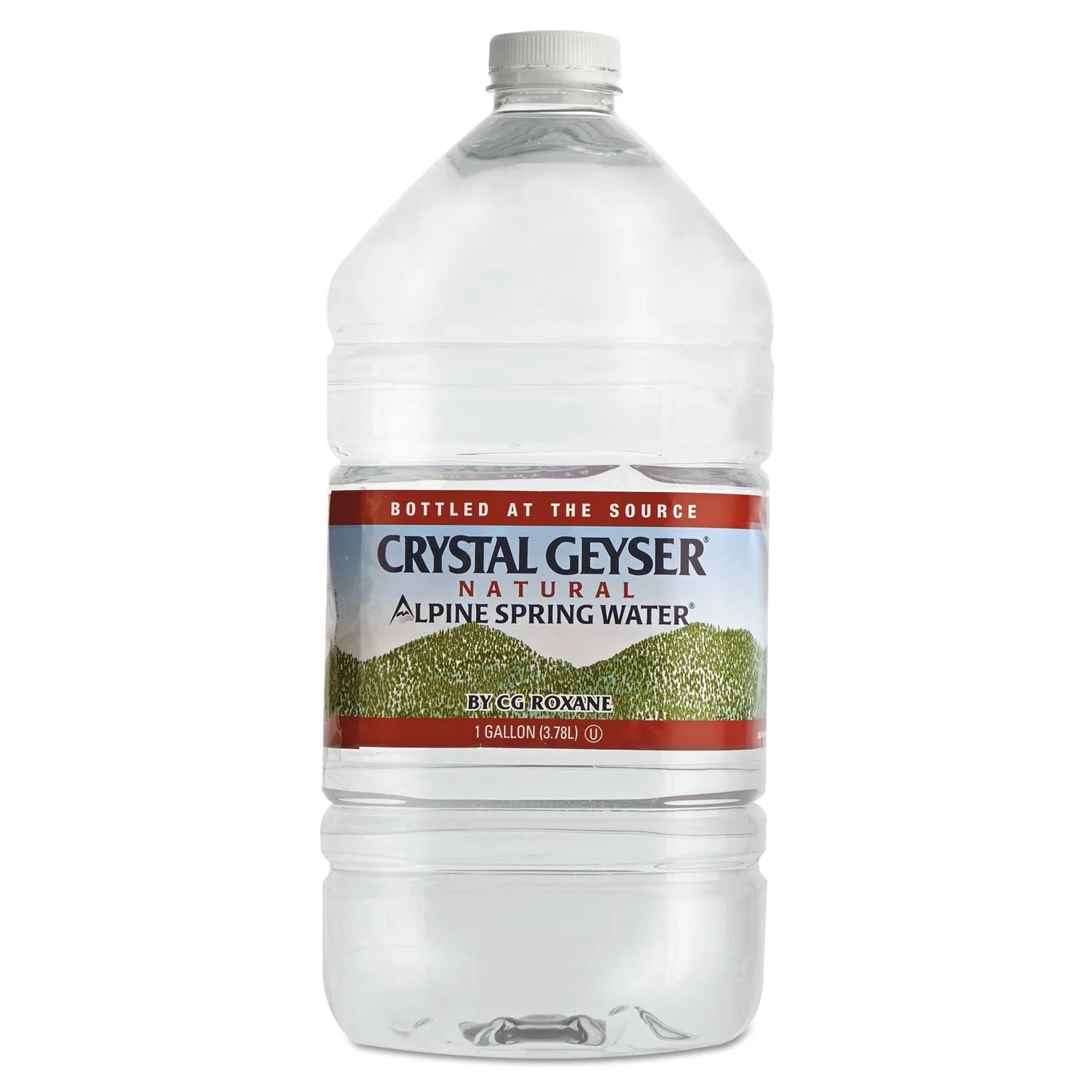 Crystal Geyser Alpine Spring Water, 1 Gallon, 6 ct