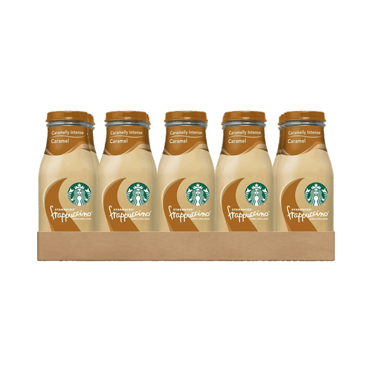 Starbucks Frappuccino Chilled Coffee Drink, Caramel, 9.5 oz, 15 ct