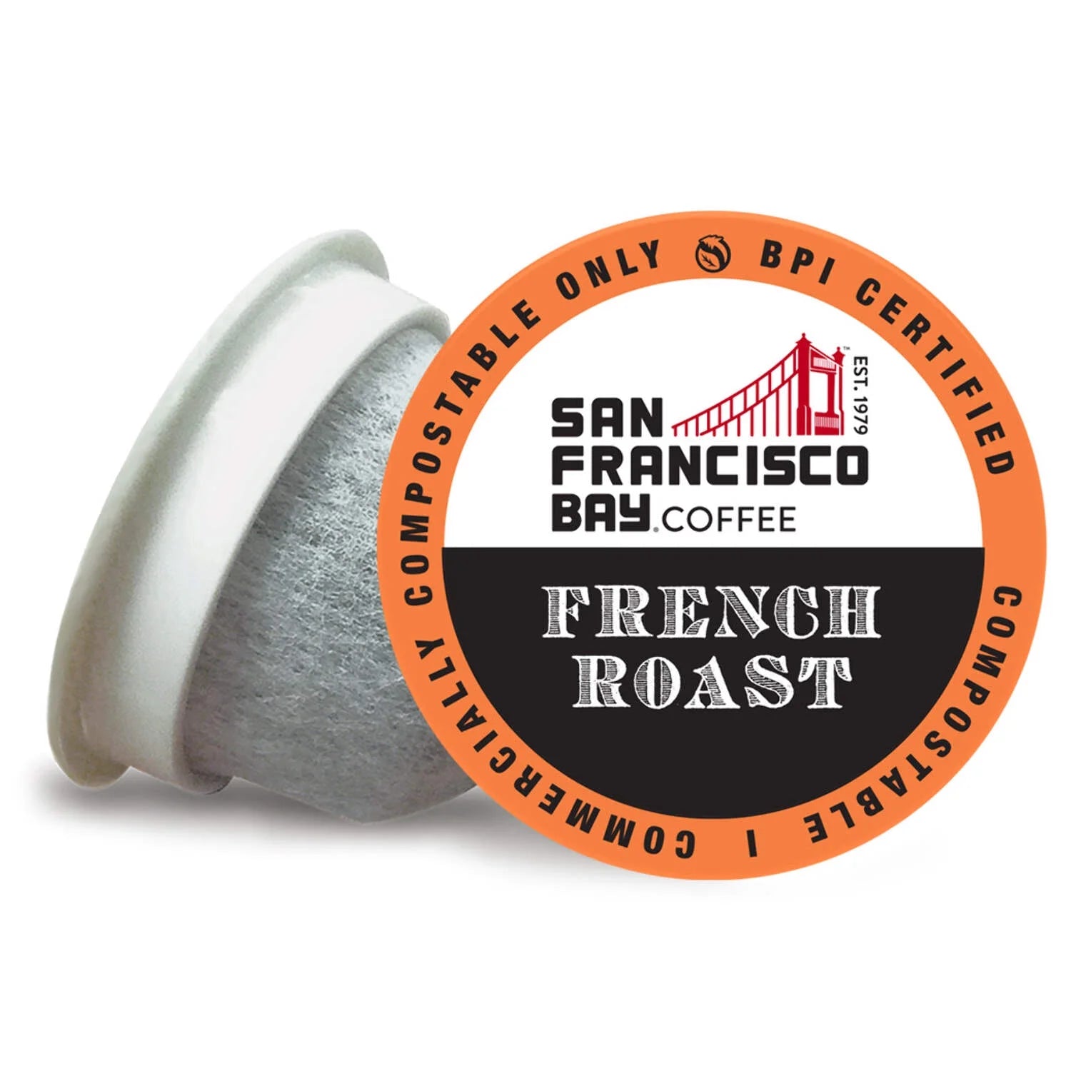 San Francisco Bay French Roast Coffee, Dark Roast, OneCup Single Serve, 100 ct