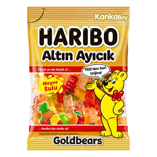 Haribo Goldbears Gummy Candy, 80g (Halal, Made in Turkey)