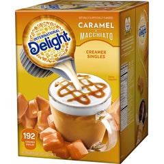 International Delight Liquid Coffee Creamer Singles, Non-Dairy, Caramel Macchiato, 0.44 fl oz, 192 ct