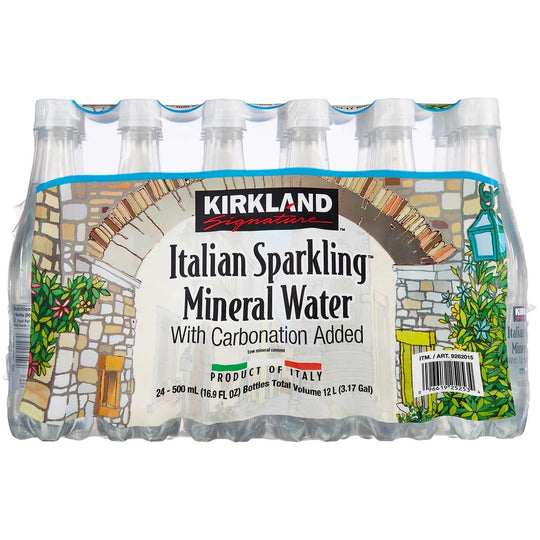 Kirkland Signature Italian Sparkling Water, 16.9 fl oz, 24 ct