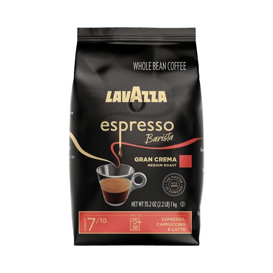 Lavazza Espresso Gran Crema Whole Bean Coffee, Medium Roast, 2.2 lbs