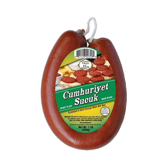 Cumhuriyet Halal Beef Sujuk (Sucuk), 1 lb
