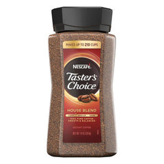 Nescafe Taster's Choice Instant Coffee, House Blend, Light Roast, 14 oz