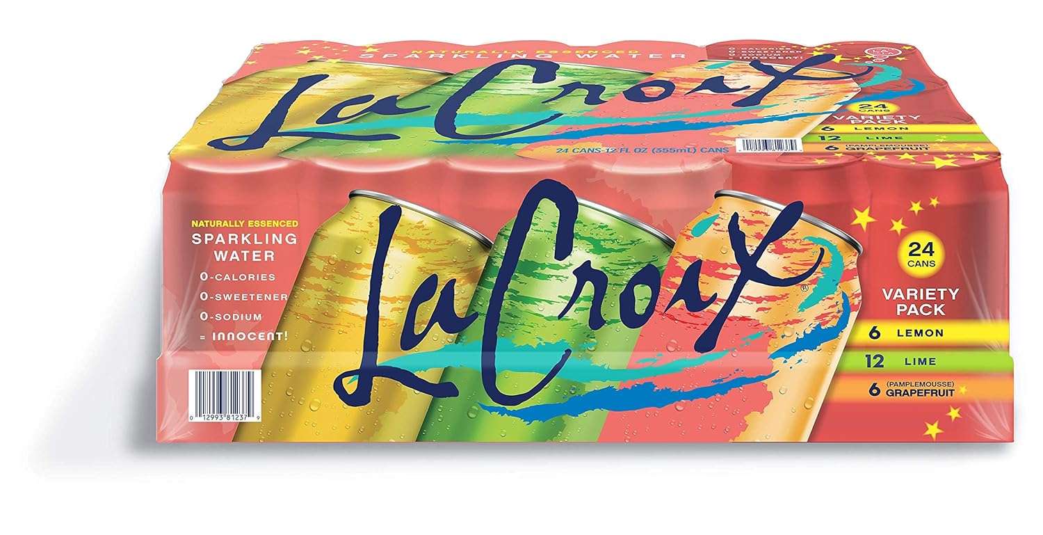 LaCroix Sparkling Water, Variety Pack, 12 fl oz, 24 ct