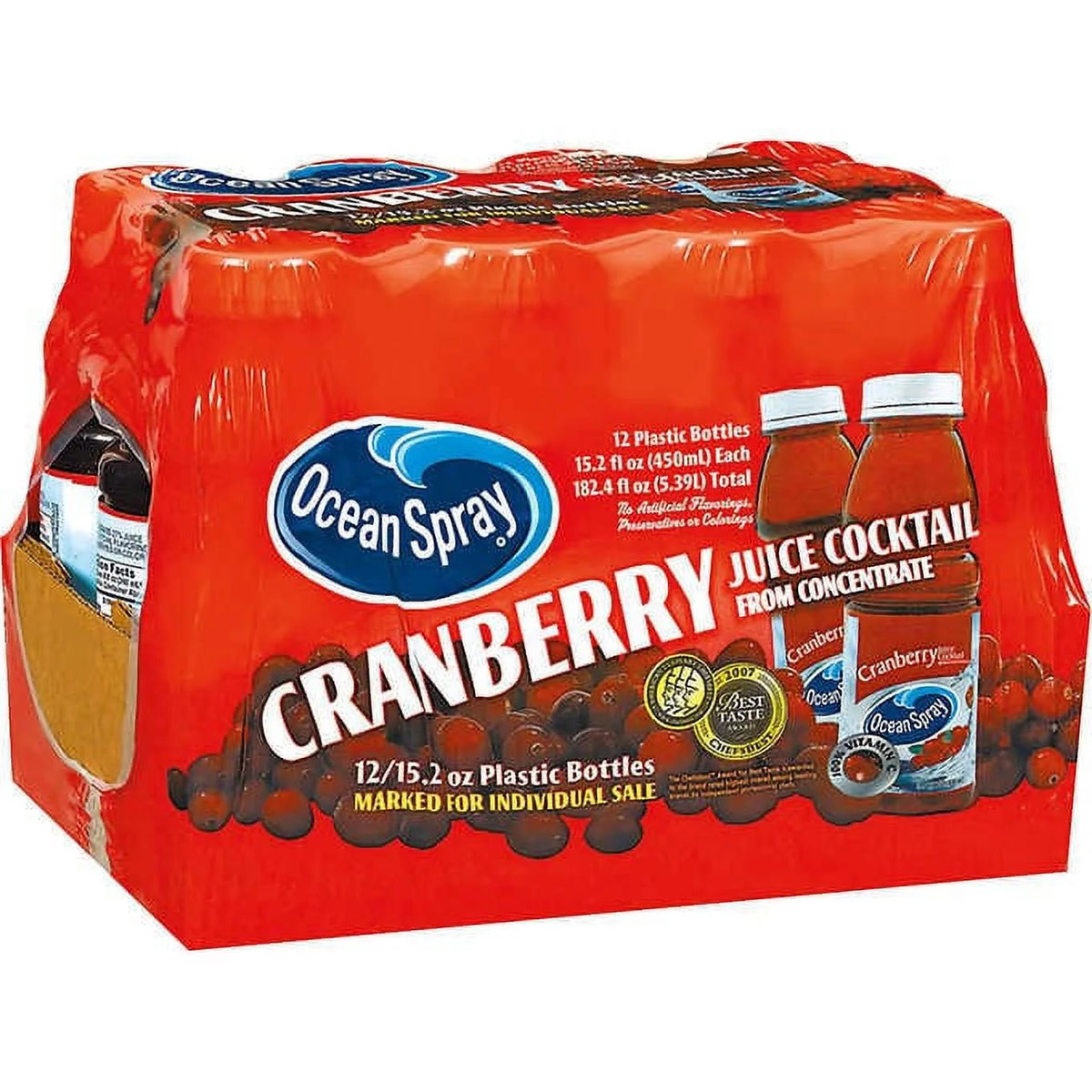 Ocean Spray Cranberry Juice Cocktail, 15.2 fl oz, 12 ct