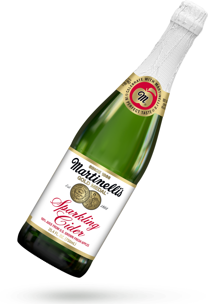 Martinelli's Sparkling Cider, Apple, 25.4 fl oz, 4 ct