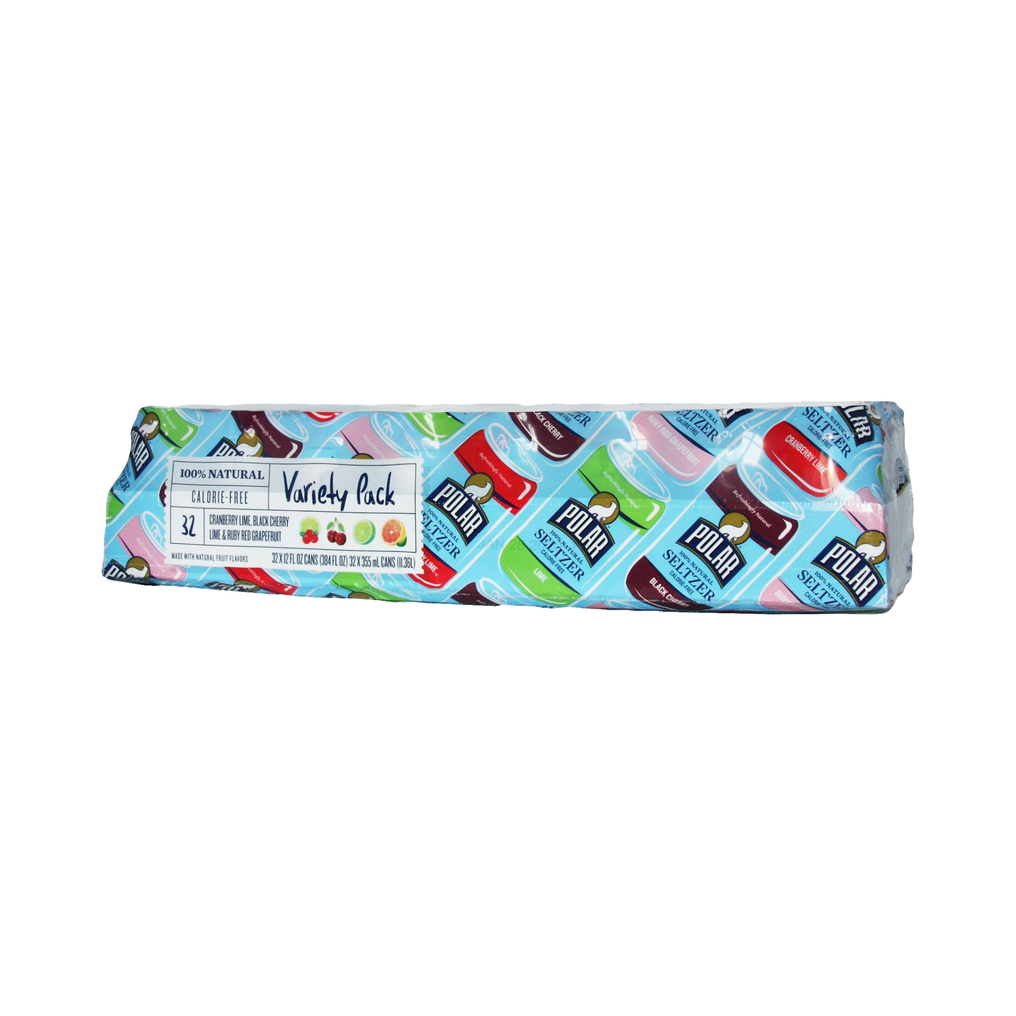 Polar Seltzer Water, Variety Pack, 12 fl oz, 32 ct