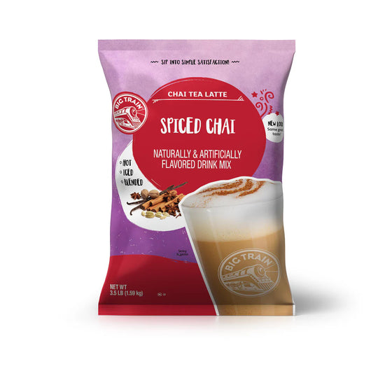 Big Train Spiced Chai Tea Latte Drink Mix, 3.5 lbs