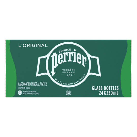 Perrier Carbonated Mineral Water, 11.15 fl oz, 24 ct