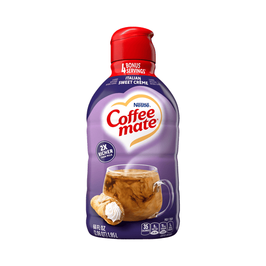 Coffee-mate Liquid Coffee Creamer, Non-Dairy, Italian Sweet Crème, 66 fl oz