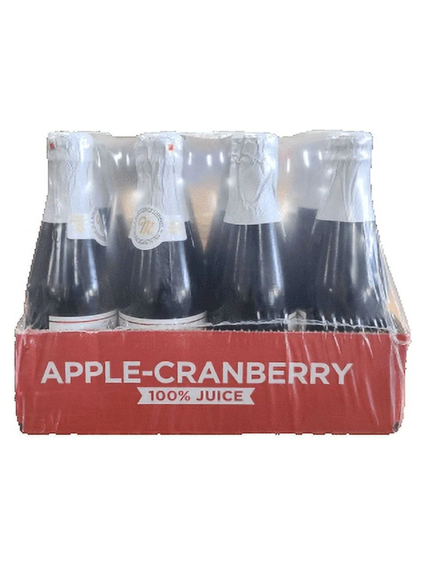 Martinelli's Sparkling Juice, Apple Cranberry, 8.4 fl oz, 12 ct