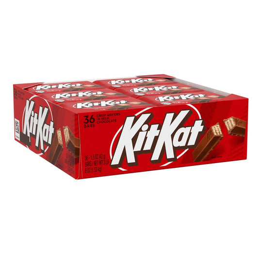 Kit Kat Milk Chocolate Wafer Bars, 1.5 oz, 36 ct