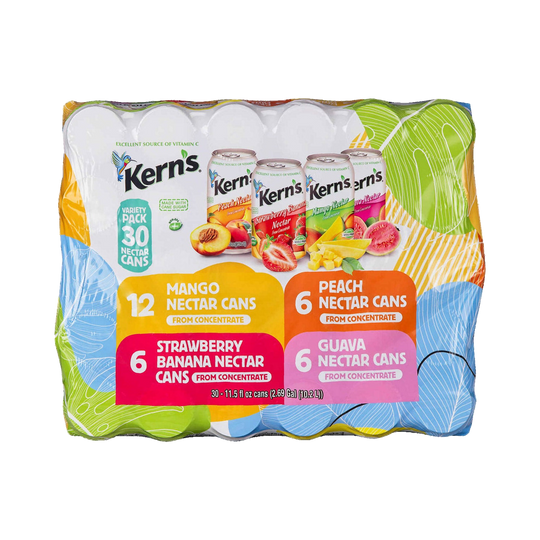 Kern's Nectar, Variety Pack, 11.5 fl oz, 30 ct